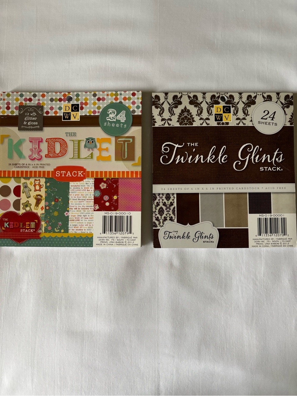 DCWV Cardstock & Paper Pack - Multicolor Foil, Pastel, Glitter Sets - Picture 3 of 3